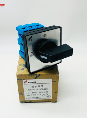 LW30-25/300020温州长江电器负载隔离转换开关32A 63A 100A 长信