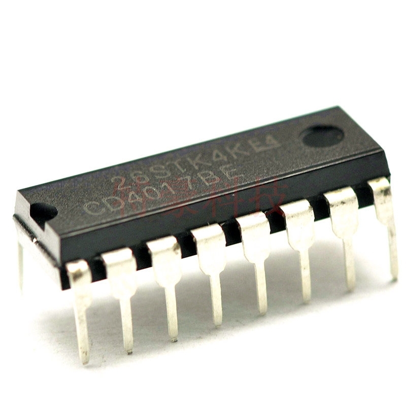 特豪 直插 CD4017 BD 十进制计数器 环形 DIP-16 全新 IC芯片
