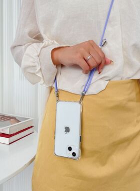 适用vivoy500四角开孔防摔手机壳透明X300X200y50Z10turboy300iS20proS18S17S16S15iqooneo6保护套斜挎挂绳