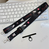 库洛米卡通可爱背带个性 调节包包挂链立得挂件 手机吊绳挂绳长款