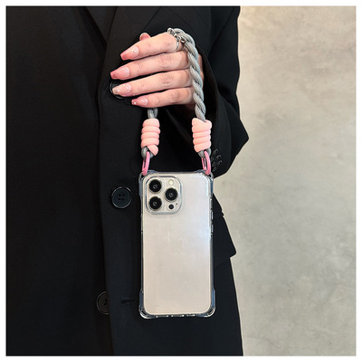 透明四孔新款适用华为nova14131211挂绳手机壳pura80p70p60p50p40p30mate70605040简约畅享8010plus60x70X新