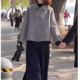 双面羊绒大衣女2025秋冬新款 翻领气质简短款 羊毛呢外套小个子灰色