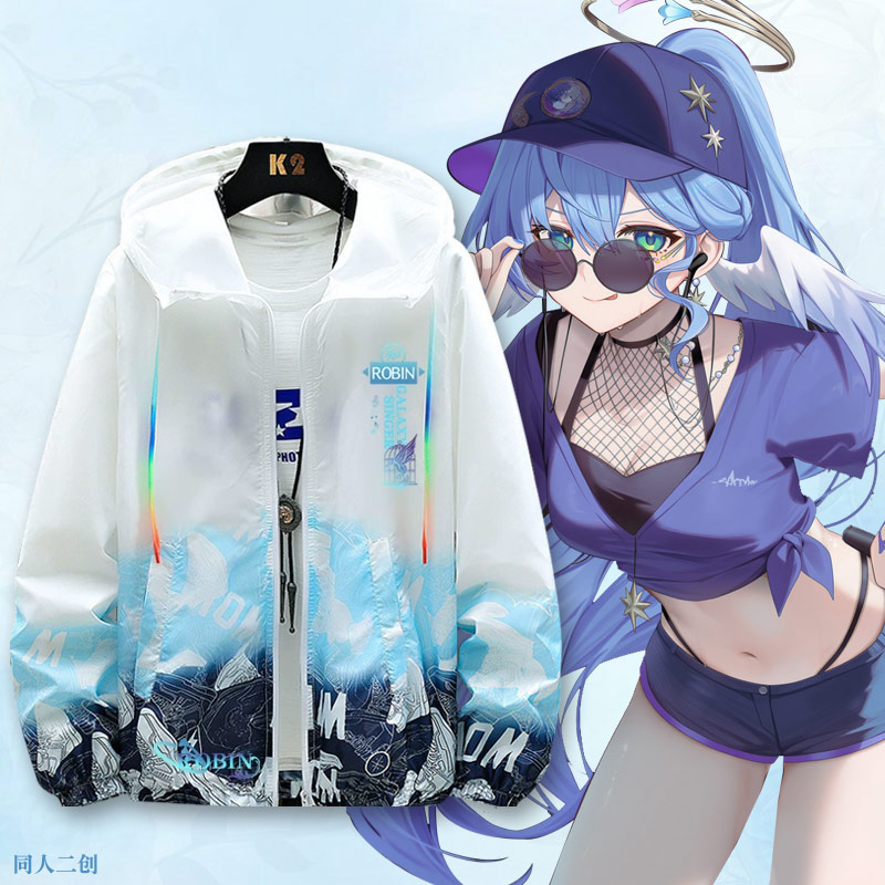 潮流游戏周边同款连帽外套薄夹克防晒衣夏季男女衣服痛衣蹦jl