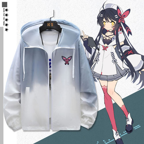 phigros音游周边热门鸠鸠同人痛衣男女夏薄款夹克防晒服外套jl