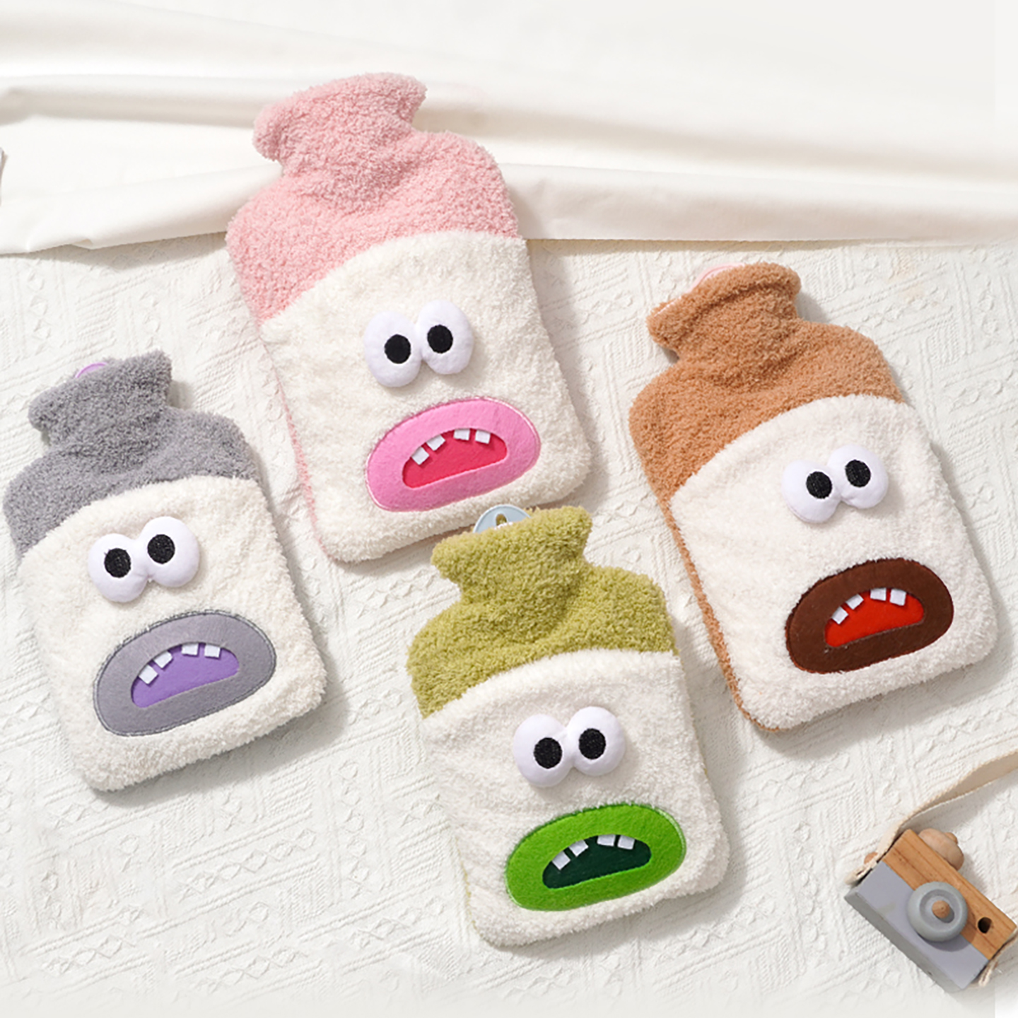 乐雪儿热水袋注水卡通电暖宝电热宝暖水袋暖手宝暖宝宝女肚子热敷