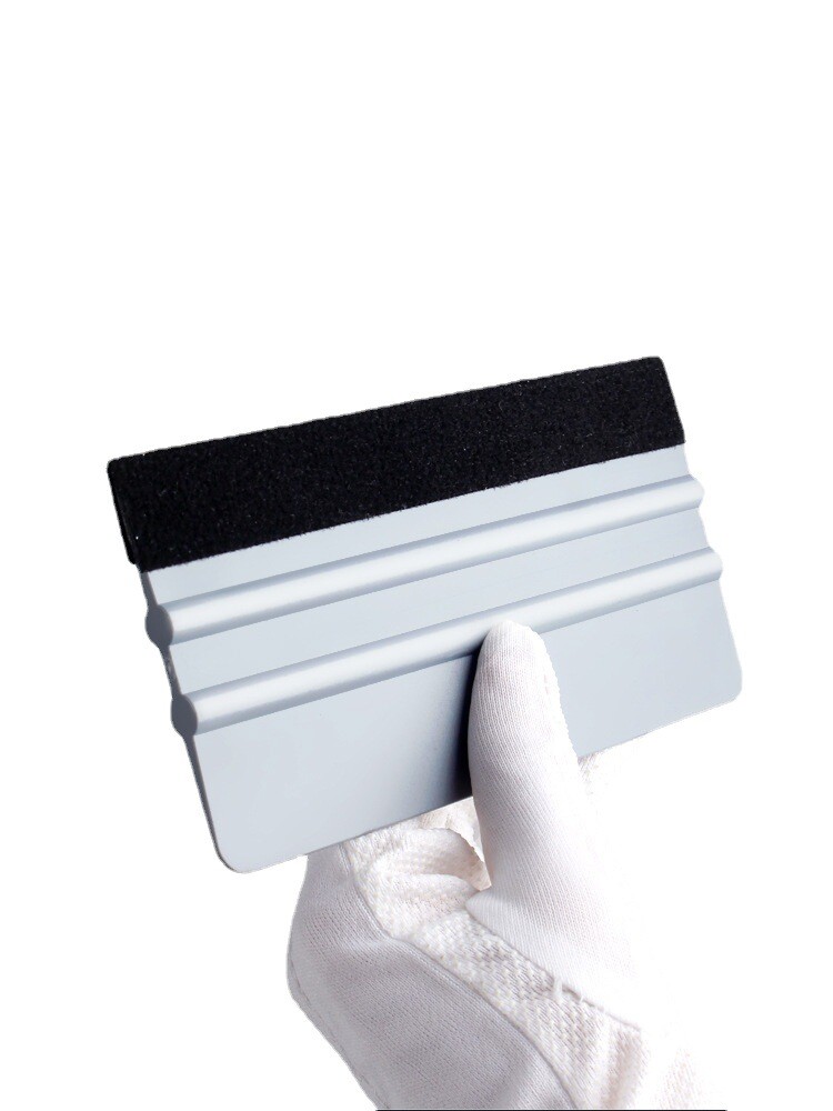 汽车贴膜工具牛津刮板多功能刮子板刮刀刮水板排水蓝色绒毛刮带绒