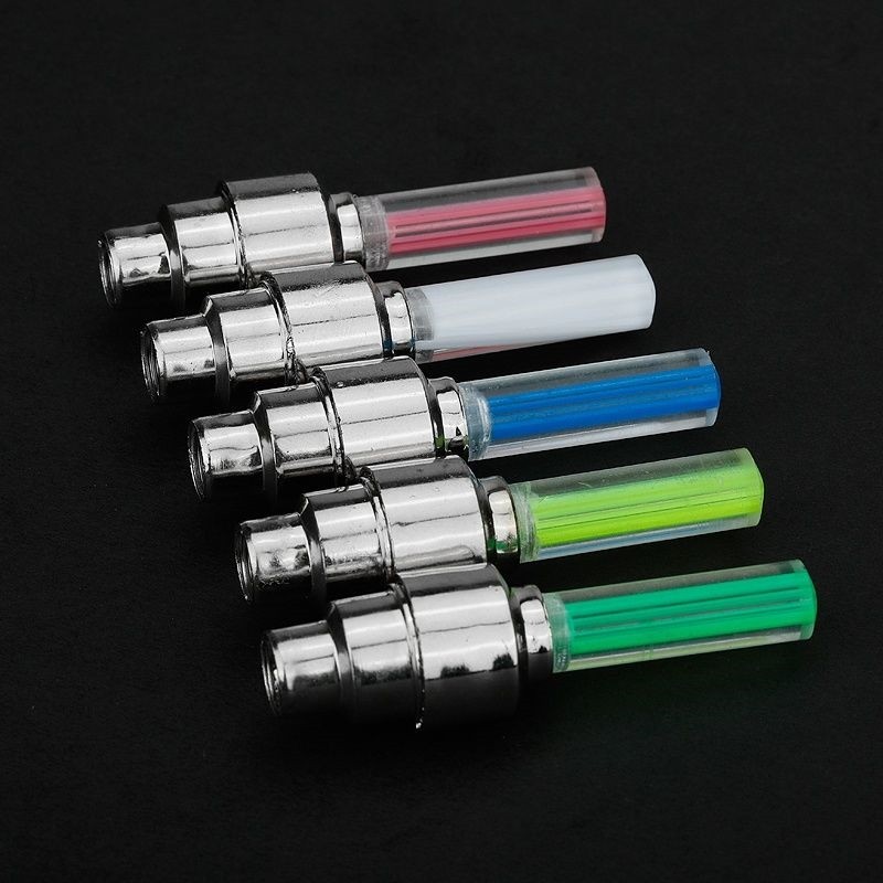 自行车灯气门灯山地车辐条灯装饰灯风火轮气嘴灯变色配件骑行装备