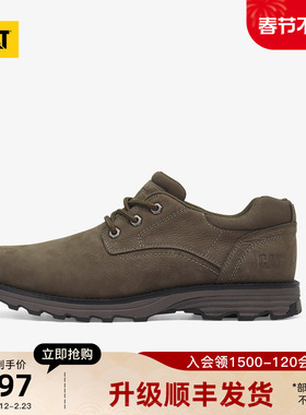 CAT卡特25秋冬新品男士复古时尚系带耐磨户外低帮休闲鞋
