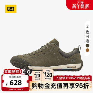 新品 商场同款 男士 薄底德训鞋 拼接包头设计休闲鞋 CAT卡特25夏季