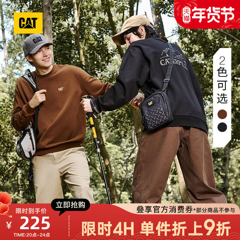 CAT卡特25秋冬新款男士轻户外落肩山系印花套头无帽卫衣,男装,卫衣,淘宝优惠券,粉丝福利购,淘宝优惠卷