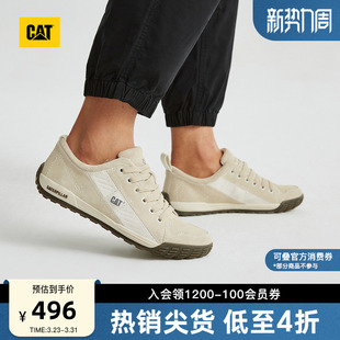 薄底德训鞋 休闲鞋 小白鞋 板鞋 CAT卡特春季 户外休闲鞋 男士