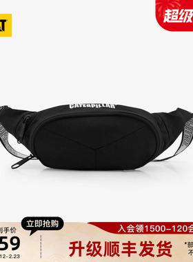 CAT卡特秋冬男士肩挎包户外腰包拉链包多功能休闲男士背包