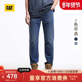 男士 户外百搭直筒经典 款 CAT卡特25秋冬新品 水洗复古原牛牛仔裤