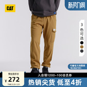 松紧腰带萝卜裤 CAT卡特25春季 长裤 休闲全棉复古风工装 男士