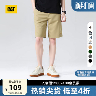 运动舒适透气男士 休闲短裤 经典 短裤 两贴袋工装 CAT卡特夏季