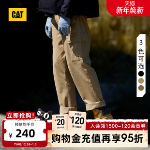 长裤 CAT卡特25春夏男士 户外休闲复古两贴袋设计宽松百搭工装