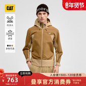 户外抽绳拼接防水冲锋衣商场同款 CAT卡特25秋冬新款 男士