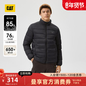 CAT卡特秋冬男士 户外百搭宽松休闲基础款 保暖LOGO羽绒服外套
