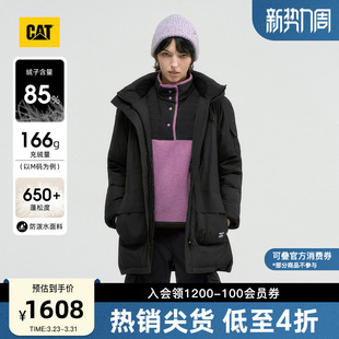 中长款 女士户外风格 CAT卡特25冬季 羽绒服商场同款 三防