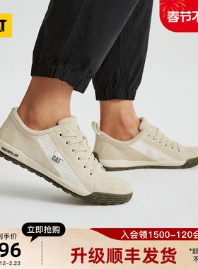 CAT卡特25秋冬新品男士休闲鞋薄底德训鞋小白鞋板鞋户外休闲鞋