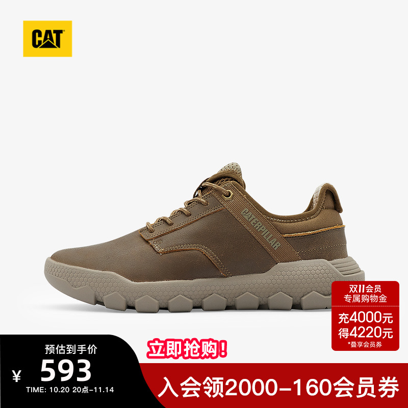 CAT卡特25秋冬新品男士时尚户外低帮休闲鞋运动鞋皮鞋商场同款