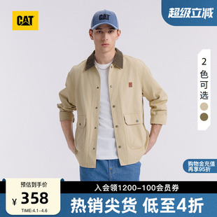 CAT卡特春季 美式 巴恩风全棉翻领工装 外套底特律夹克 男士