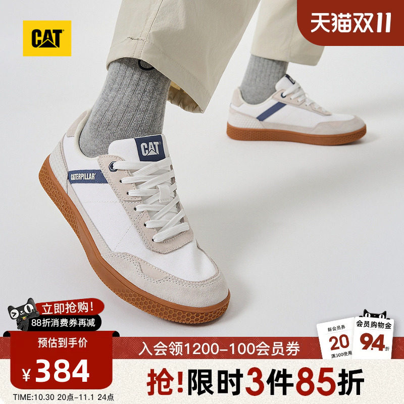 卡特秋季新品男士舒适休闲运动通勤平底运动鞋vintage板鞋