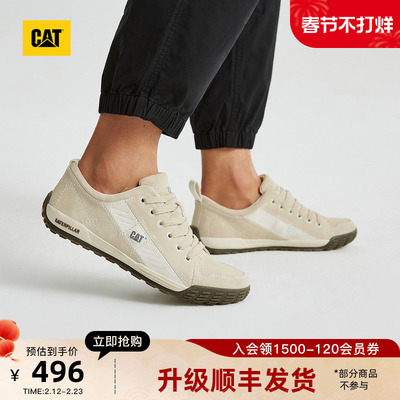 CAT卡特25秋冬新品男士休闲鞋薄底德训鞋小白鞋板鞋户外休闲鞋