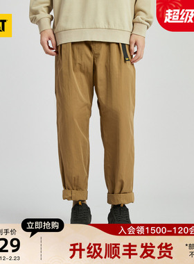 CAT卡特秋冬男士户外LOGO设计宽松休闲长裤工装裤商场同款