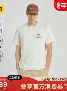 【凉感】CAT卡特夏季男户外COOLMAX*SORONA凉感短袖T恤