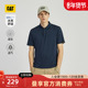T恤 男户外CoolMax科技翻领POLO短袖 凉感 CAT卡特夏季