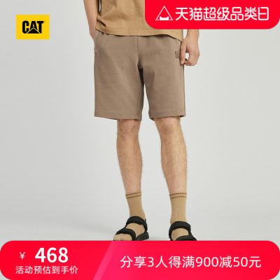 CAT卡特24夏新品男士户外休闲楼梯布面料抽绳设计休闲宽松短裤