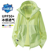 户外轻薄防晒衣男女款 爬山徒步登山防泼水透气防晒服防紫外线外套