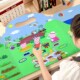 小猪佩奇磁力安静书3到6岁儿童手工diy材料男孩女孩磁性贴纸玩具