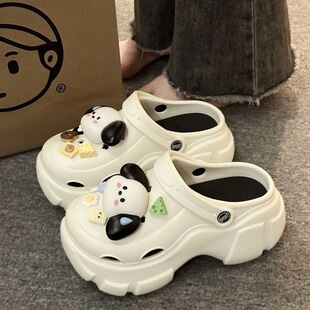 洞洞鞋女士外穿拖鞋女夏天家居鞋女情侣EVA拖鞋凉拖女鞋防滑一字