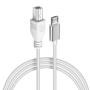 老款手机microUSB安卓扁头V8接口USB2.0方口通用midi连接线声卡打印机电子琴电钢琴乐器数据线适用vivo雅马哈