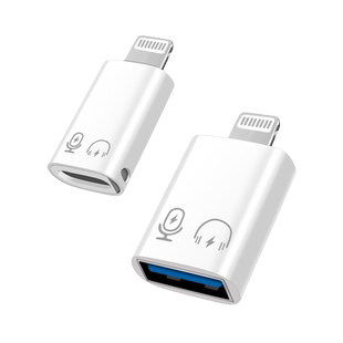 适用15苹果otg转接头USB母头转换器Typec接口声卡直播连接线iphone手机u盘读卡器摄影头电容麦数字耳机数据线