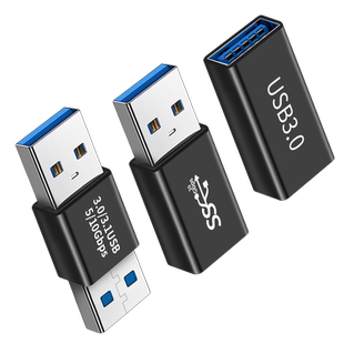 母头USB3.0双头接口公母转换器公头延长数据线公转母笔记本电脑手机充电线转接头车载母口usd母对母两头UBS双