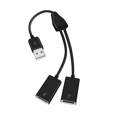 适用大众车载USB一分三转接头