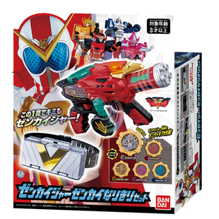 万代DX机界战队全开者齿轮全界变身枪全开者假面骑士机器人豪华版