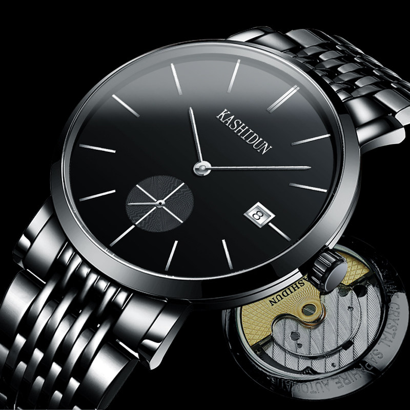 卡诗顿2020全自动手表男机械表防水时尚潮流网红镂空腕表超薄男表