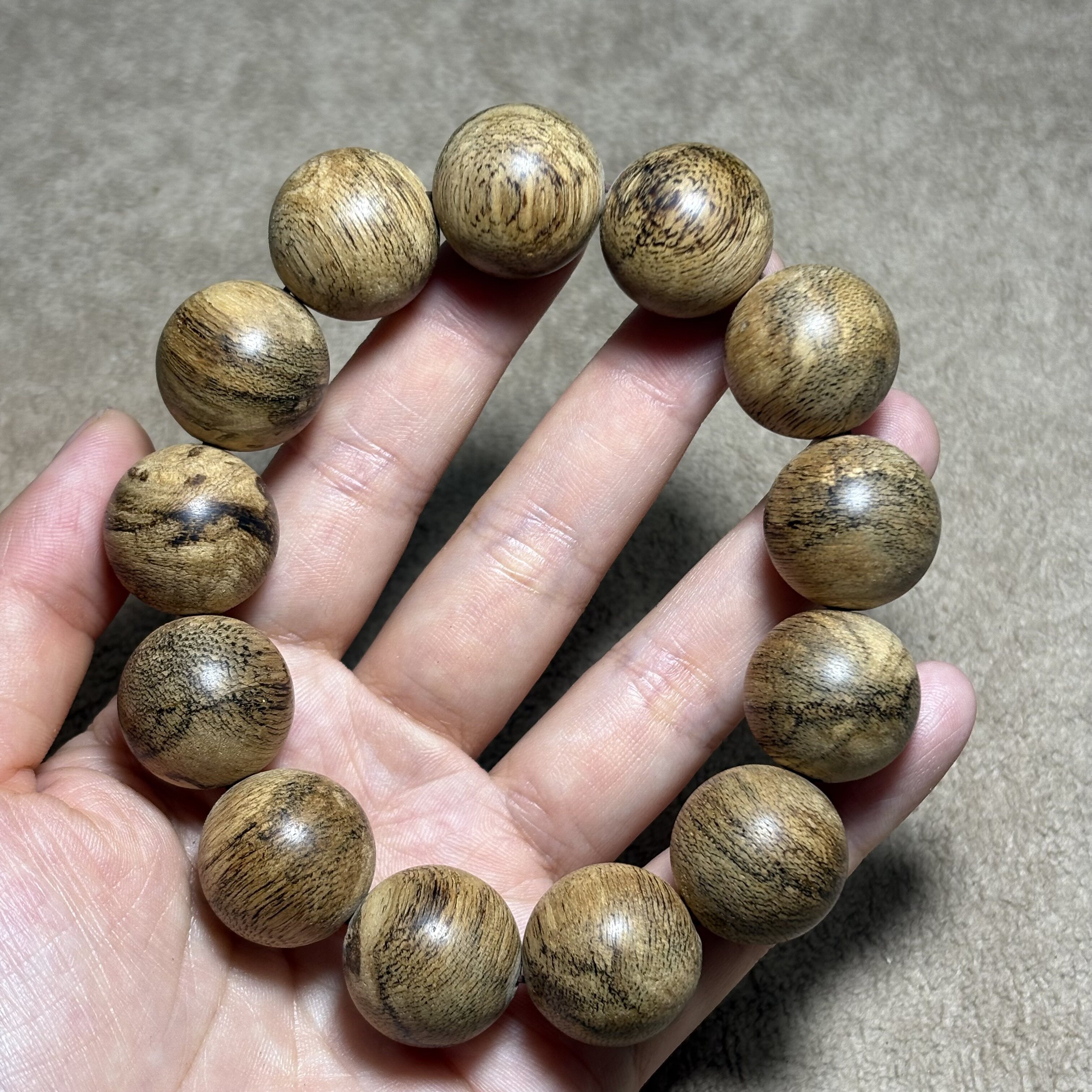【98-直播价7500】柬埔寨沉香18.8mm