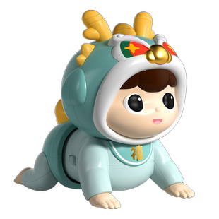 婴儿玩具0一1岁学爬爬行引导抬头练习训练益智早教爬娃3宝宝6个月