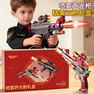 过新年儿童声光枪玩具男孩子生日礼物1到3岁6男童4益智手枪5宝宝2