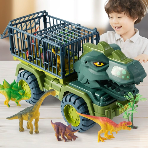 Детский динозавр, игрушечная машина для мальчиков, большой комплект, экскаватор, 3 лет