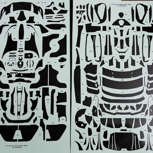 1/24 McLaren Senna 迈凯伦塞纳碳纤维改装水贴 配田宫 24355