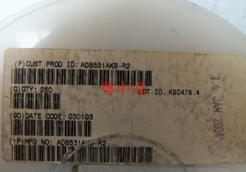 AD8531AKS-R2	 SOT25/  全新原装直拍