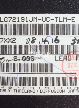 LC72191JM-UC-TLM-E    SOP24    原装 可直拍
