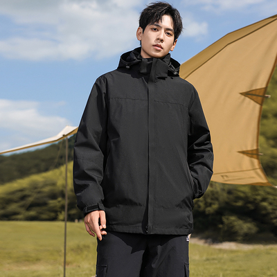 波梵森可拆卸三穿冲锋衣