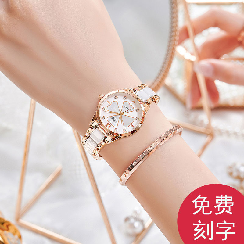 正品瑞士女士手表名牌机械表女款全自动防水夜光十大气质轻奢女表